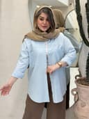 شومیز لینن تندیس     
