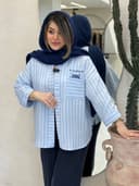 شومیز راه راه پروا 