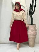 شومیز دامن کبریتی بهارگل  