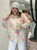 شومیز گلدار پرنسس