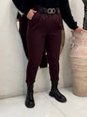 شلوار فوتر دمپا پاکتی میخک