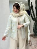 کت ژاکارد دکمه یی شیدا