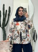 شومیز گلدار صنم