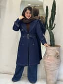 ترنچ کت بلند پرنیان 