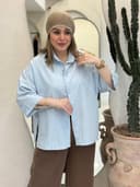 شومیز لینن رونیا