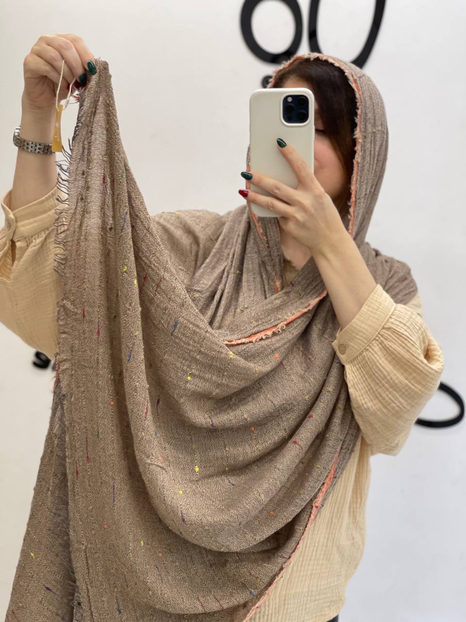 شال حوله ای گلدخت 